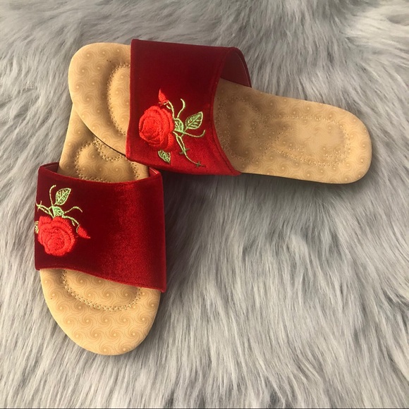 Red Slides/Sandals Very Comfortables - Picture 4 of 4